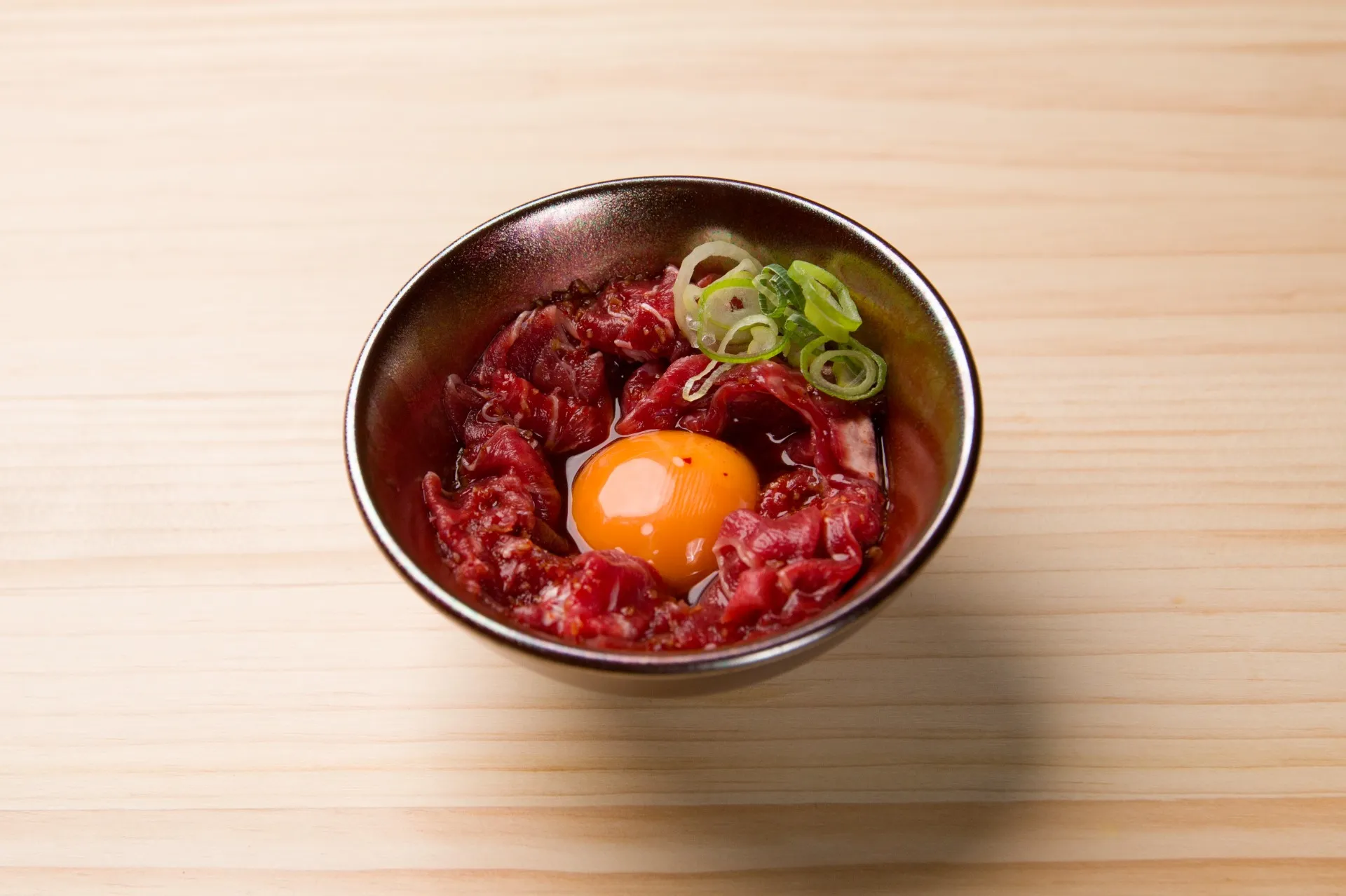 オススメの天肉ユッケ🐃